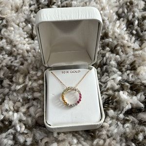 💎 Jewelry Necklace 10k Gold Gems Gemstone Diamond